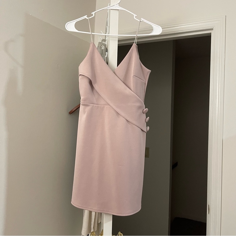 ASOS Cami Button Wrap Mini Shift Dress size 4